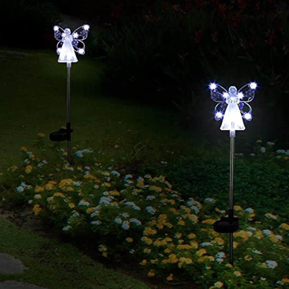 Solar Angel Garden Stake Light Waterproof Outdoor Patio Decor Lamp 1