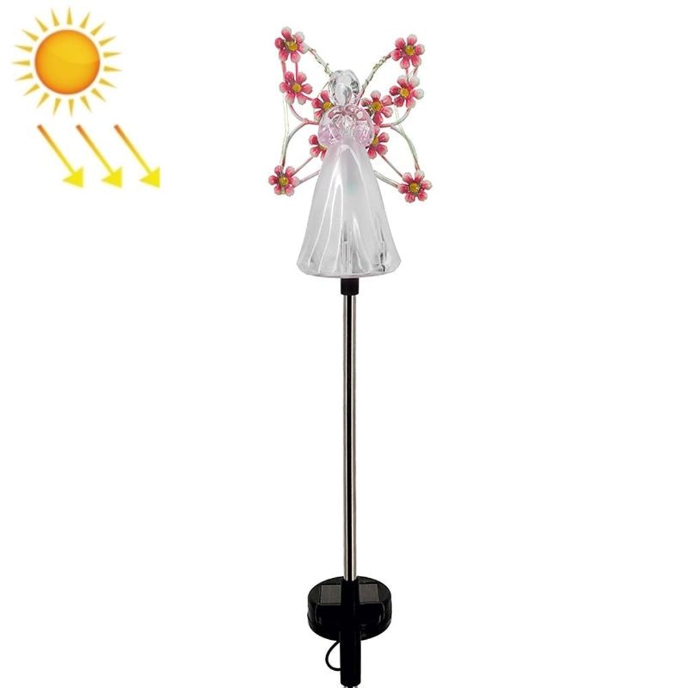 Solar Angel Garden Stake Light Waterproof Outdoor Patio Decor Lamp 4