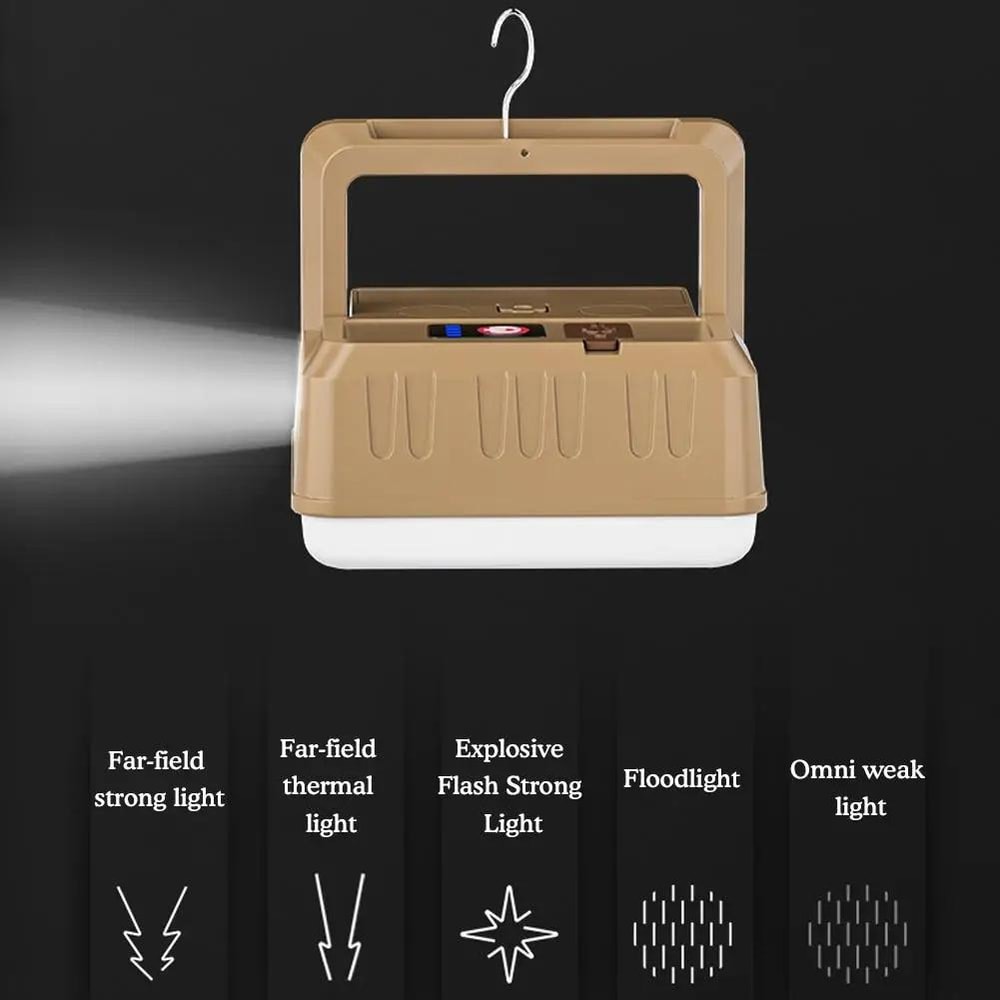USB Rechargeable LED Camping Tent Light With 5 Modes Waterproof Design 3