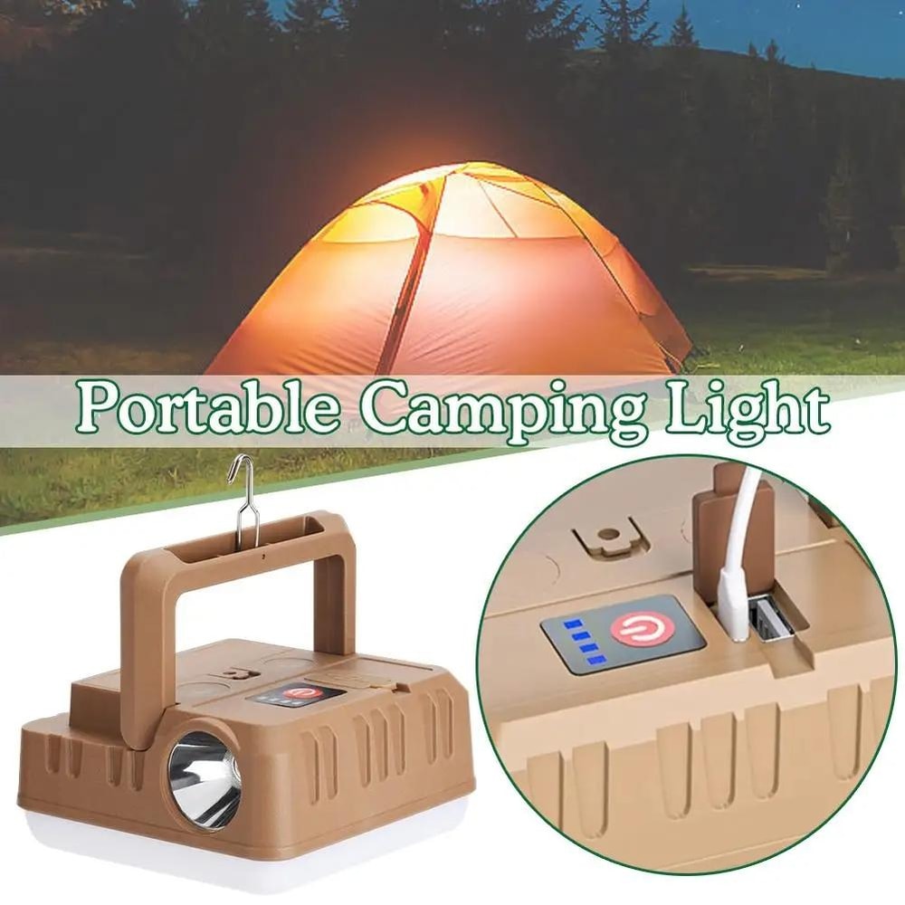 USB Rechargeable LED Camping Tent Light With 5 Modes Waterproof Design 7