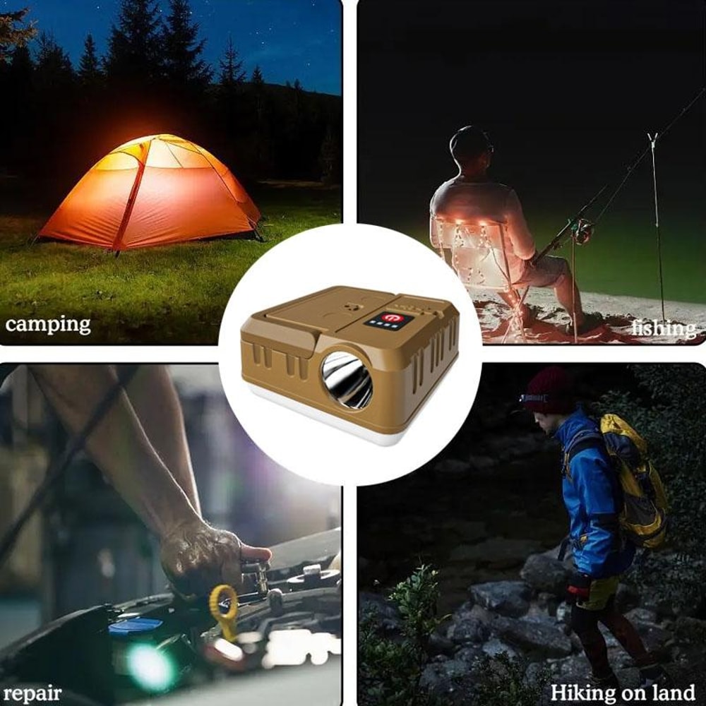 USB Rechargeable LED Camping Tent Light With 5 Modes Waterproof Design 8