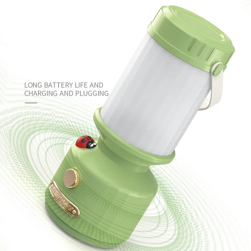 Rechargeable LED Bedside Lamp With Touch Dimming Portable Camping Ambient Light 10