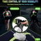 LED Running Safety Vest With USB Rechargeable Front Rear Lights 4