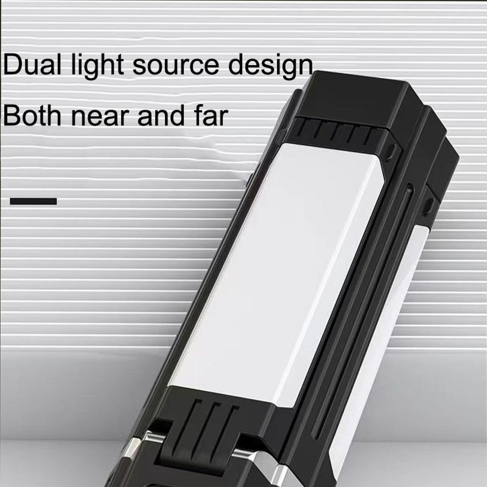 Rechargeable Camping Light With Magnetic Base Foldable Hook Portable LED Work Lamp 2