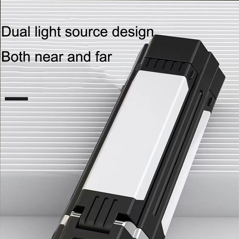 Rechargeable Camping Light With Magnetic Base Foldable Hook Portable LED Work Lamp 2