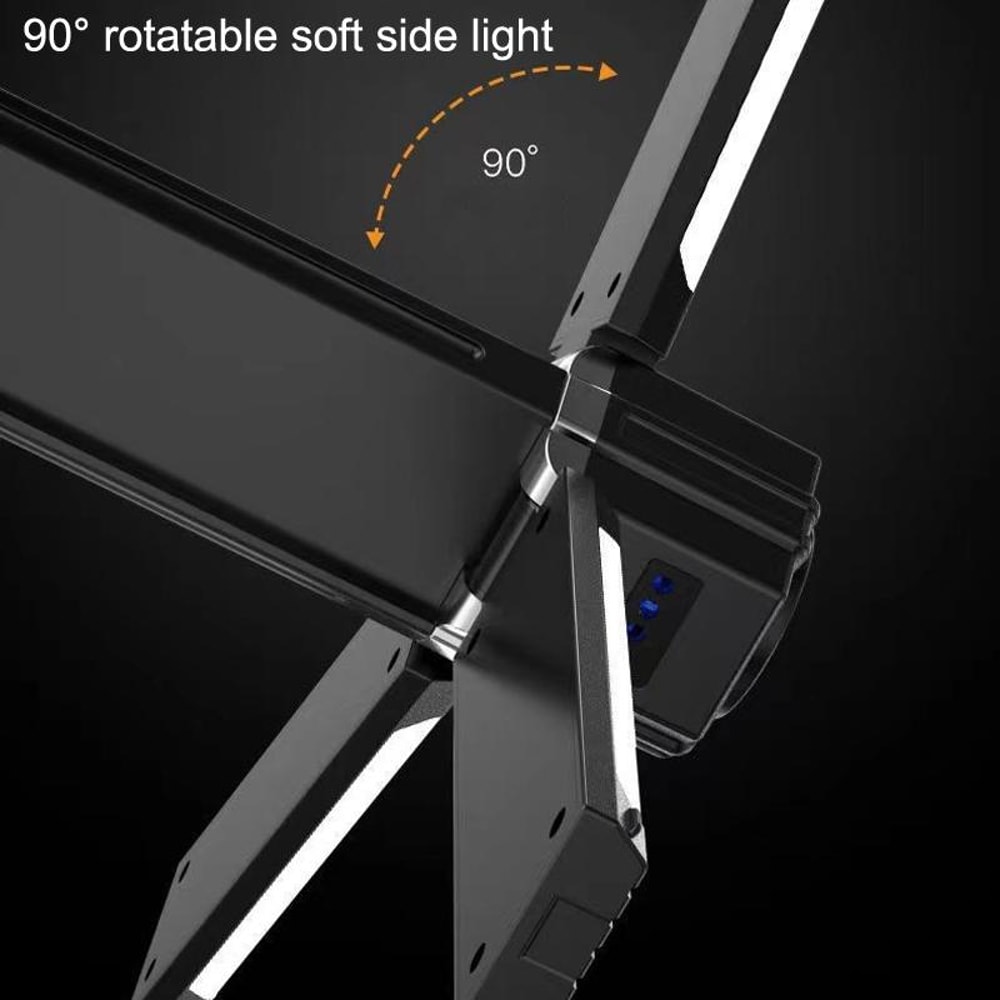 Rechargeable Camping Light With Magnetic Base Foldable Hook Portable LED Work Lamp 8