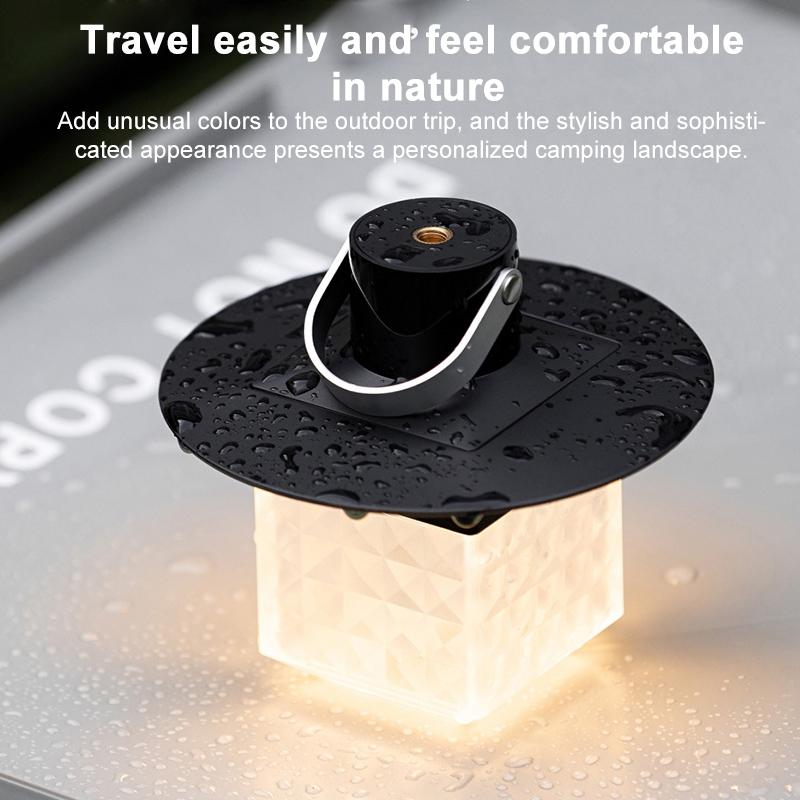 Rechargeable LED Camping Lantern With Power Bank Waterproof Emergency Light 2
