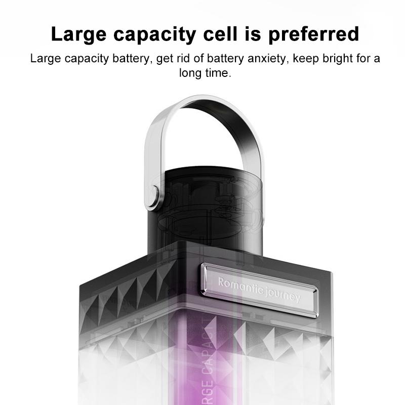 Rechargeable LED Camping Lantern With Power Bank Waterproof Emergency Light 5