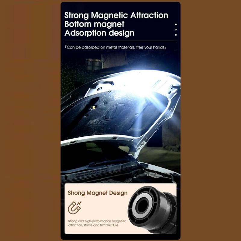 Camping Lantern Portable Magnetic LED Emergency Light 8
