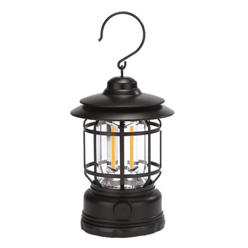 VintageGlow Camping Lantern USB Rechargeable Retro Emergency Light 2