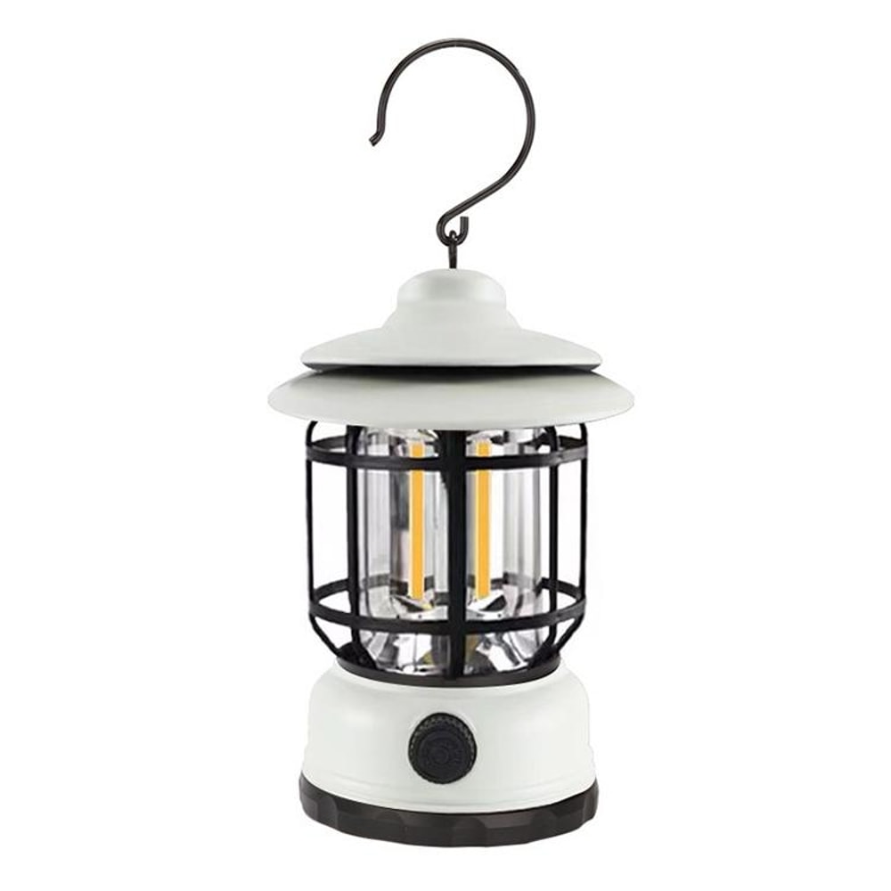 VintageGlow Camping Lantern USB Rechargeable Retro Emergency Light 6