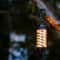 Portable Camping Lantern USB Rechargeable Waterproof Tent Light With Candle Glow Flashlight Modes 8
