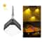 SolarGlow LED Garden Wall Lamp With Warm Color Changing Light 1