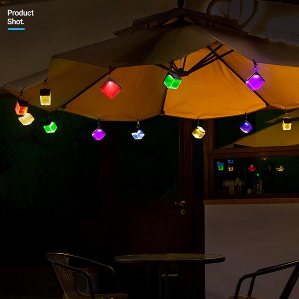 SolarGlow LED Garden Wall Lamp With Warm Color Changing Light 6