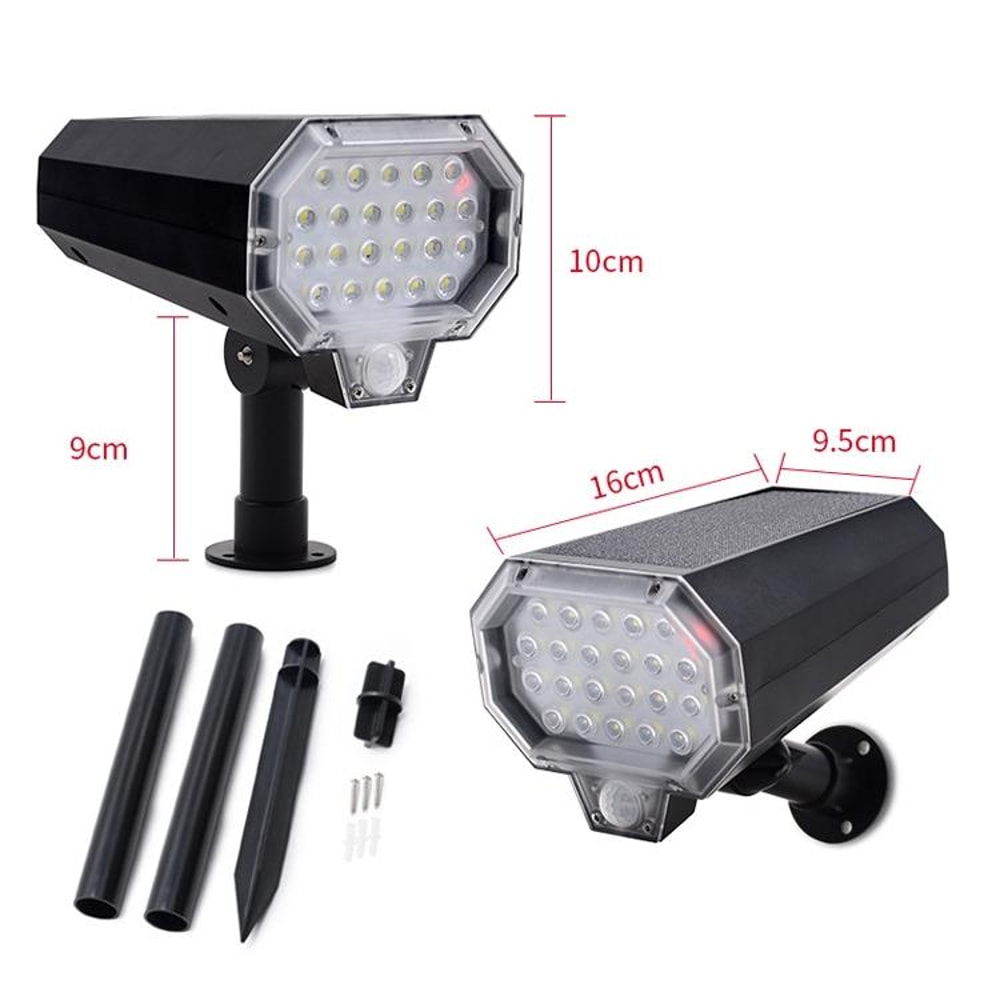 Solar Motion Sensor Light With 160 Auto Rotation IP65 Waterproof Security Design 2