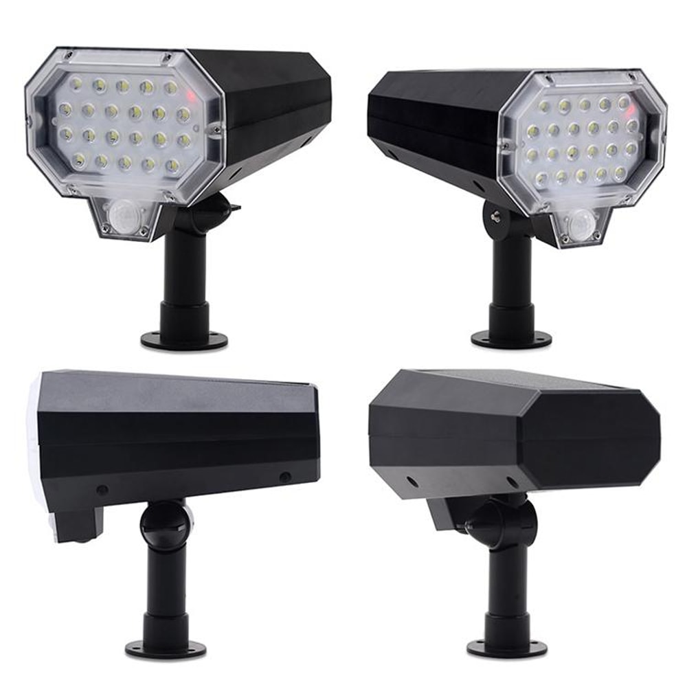 Solar Motion Sensor Light With 160 Auto Rotation IP65 Waterproof Security Design 1