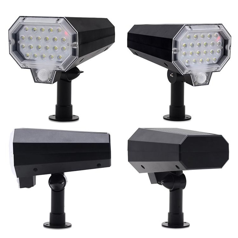 Solar Motion Sensor Light With 160 Auto Rotation IP65 Waterproof Security Design 1