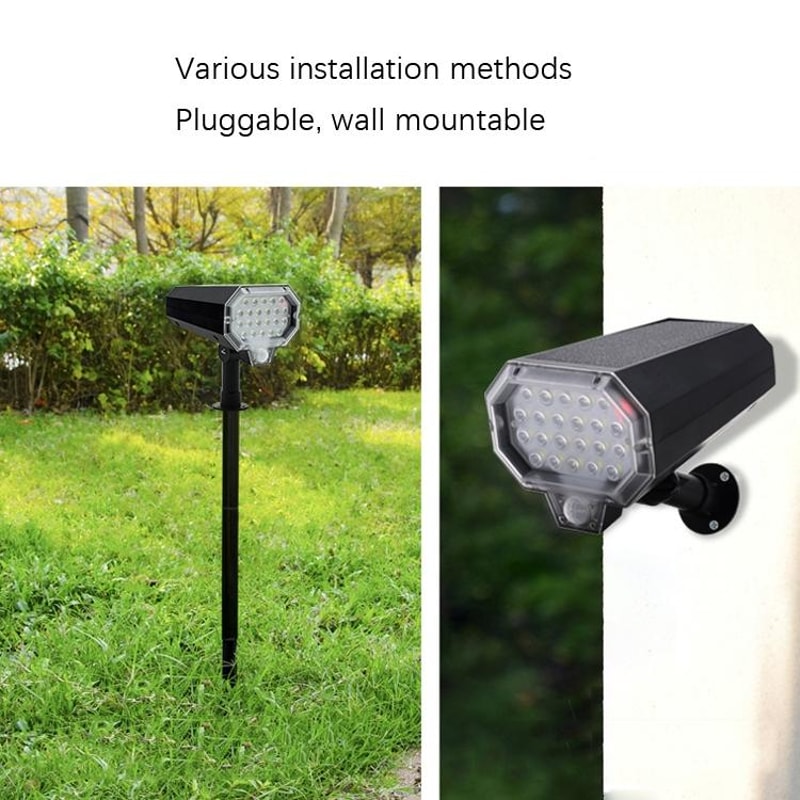Solar Motion Sensor Light With 160 Auto Rotation IP65 Waterproof Security Design 5