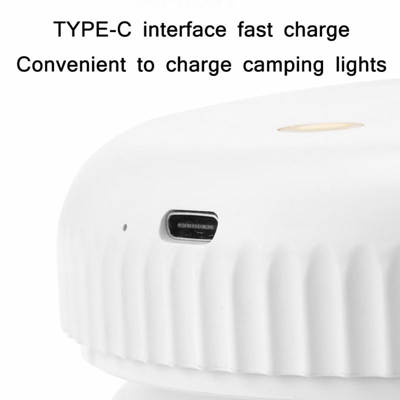 FoldLite Magnetic Camping Lantern With SOS Emergency Light USBC Rechargeable Foldable Design 2