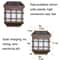 Solar LED Wall Light Outdoor Waterproof Garden Fence Lamp With Auto Dusk To Dawn Sensor 3
