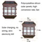 Solar LED Wall Light Outdoor Waterproof Garden Fence Lamp With Auto Dusk To Dawn Sensor 3