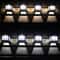 Solar LED Wall Light Outdoor Waterproof Garden Fence Lamp With Auto Dusk To Dawn Sensor 8