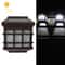 Solar LED Wall Light Outdoor Waterproof Garden Fence Lamp With Auto Dusk To Dawn Sensor 6