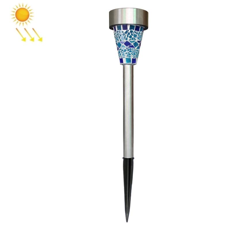 Solar Mosaic Garden Wall Lights IP65 Waterproof LED Pathway Decor 4