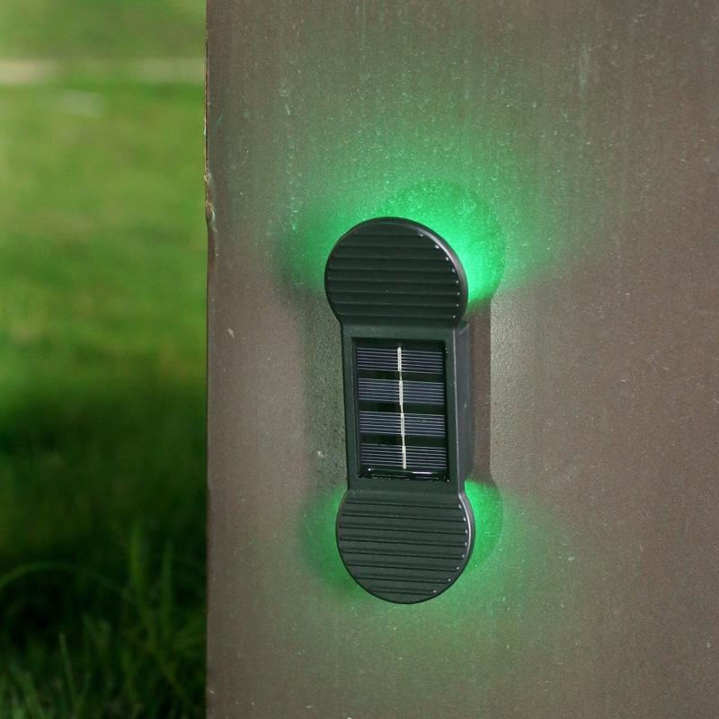 SolarGlow IP65 Solar Garden Lights Outdoor Waterproof LED Wall Lamp for Patio, Steps & Yard
