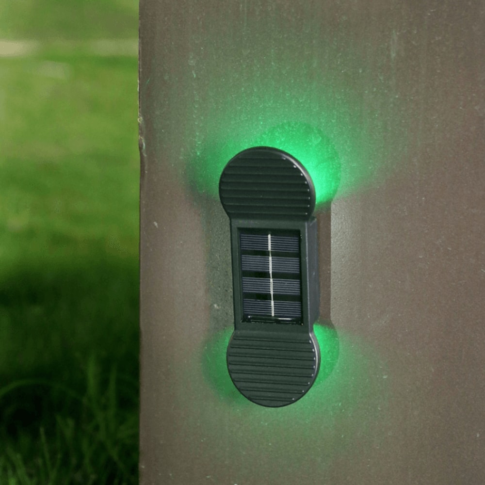 SolarGlow IP65 Solar Garden Lights Outdoor Waterproof LED Wall Lamp For Patio Steps Yard 9