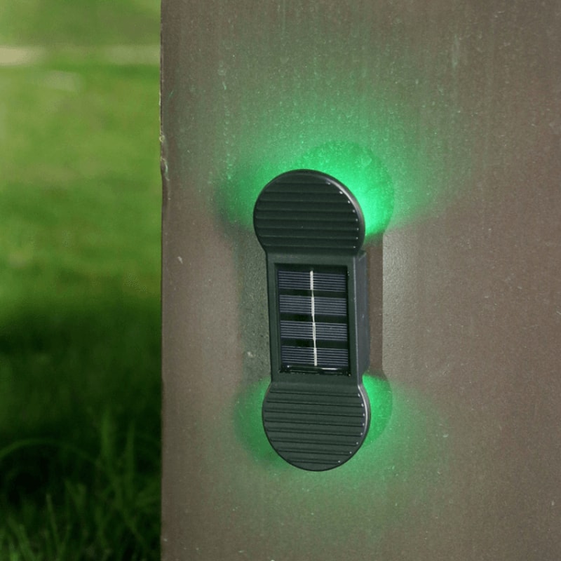SolarGlow IP65 Solar Garden Lights Outdoor Waterproof LED Wall Lamp For Patio Steps Yard 9