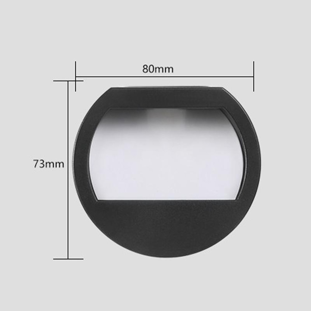 SolarGlow IP65 Solar Stair Lights Outdoor LED Wall Lamp For Garden Paths Steps 3