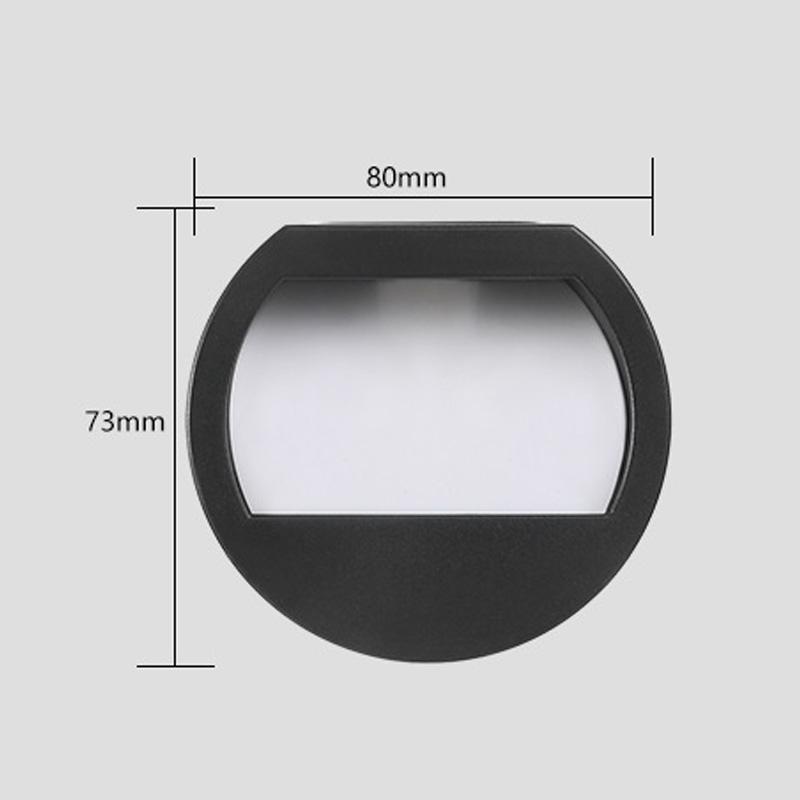 SolarGlow IP65 Solar Stair Lights Outdoor LED Wall Lamp For Garden Paths Steps 3