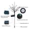 Solar Lotus Garden Lights With 16 LED Branch Stakes For Pathway And Lawn Decor 2