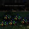 Solar Lotus Garden Lights With 16 LED Branch Stakes For Pathway And Lawn Decor 1