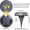 Solar LED Underground Garden Light For Pathway Lawn Courtyard Landscape Lighting 1