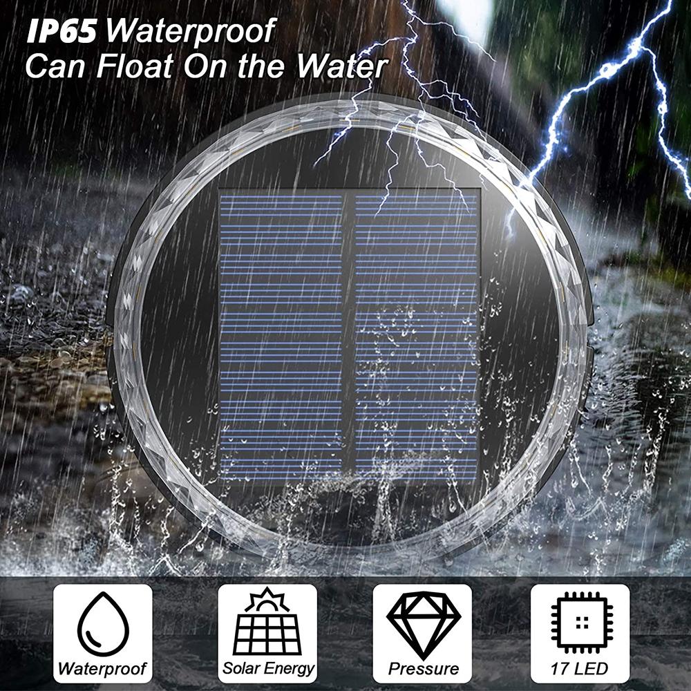 Solar LED Underground Garden Light For Pathway Lawn Courtyard Landscape Lighting 4