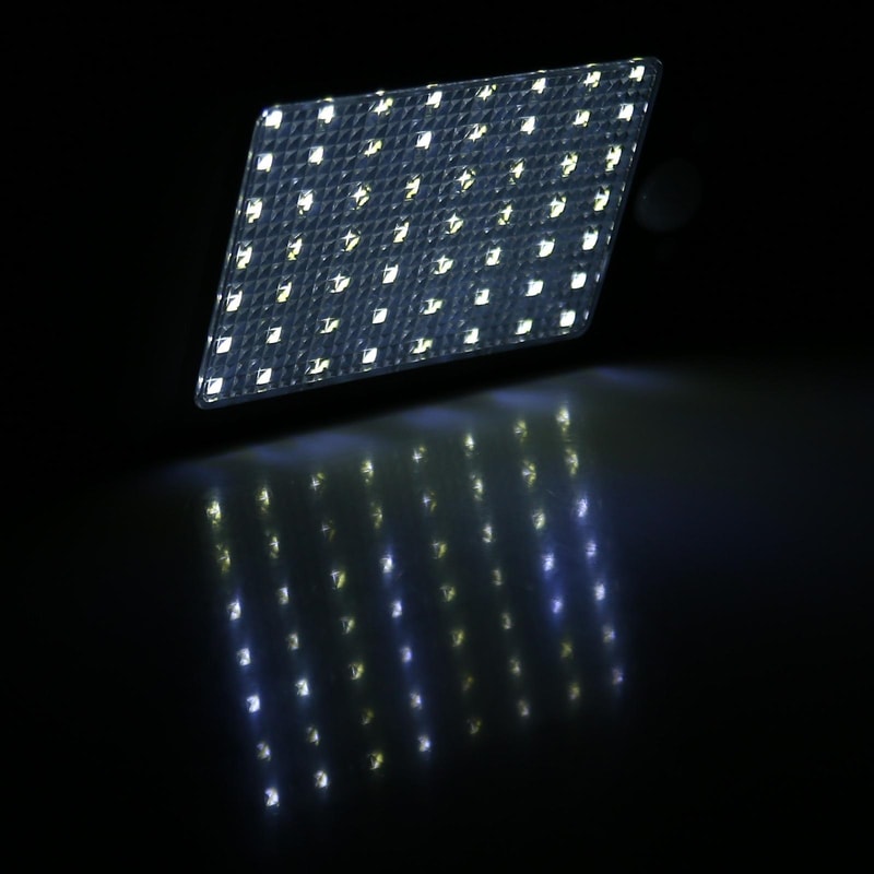 Remote Control Solar Wall Light With Motion Sensor IP65 Waterproof 56 LED Security Lamp 6