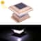Solar LED Fence Post Light For Garden Pathways Outdoor Landscape Decor 1