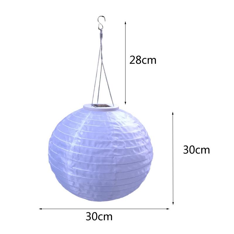 Solar Hanging Lantern Outdoor LED Garden Light For Weddings Patio Decor Festival Ambiance 3