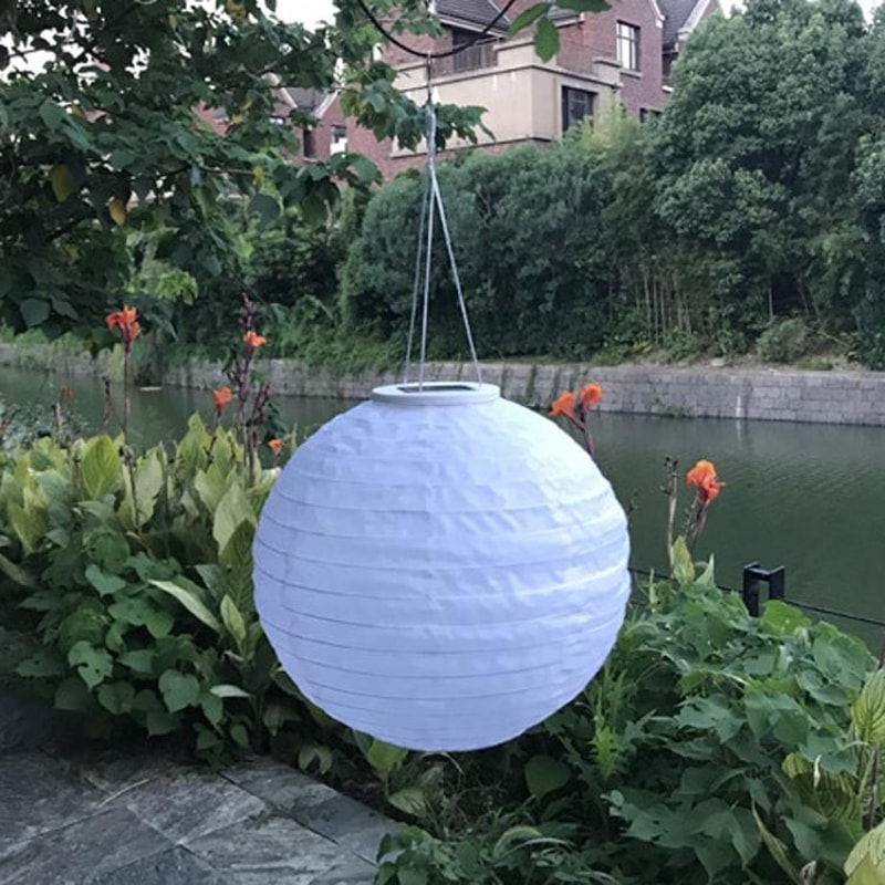 Solar Hanging Lantern Outdoor LED Garden Light For Weddings Patio Decor Festival Ambiance 2