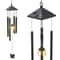 Solar Wind Ring Garden Light Waterproof Hanging LED Lantern 1