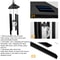 Solar Wind Ring Garden Light Waterproof Hanging LED Lantern 2