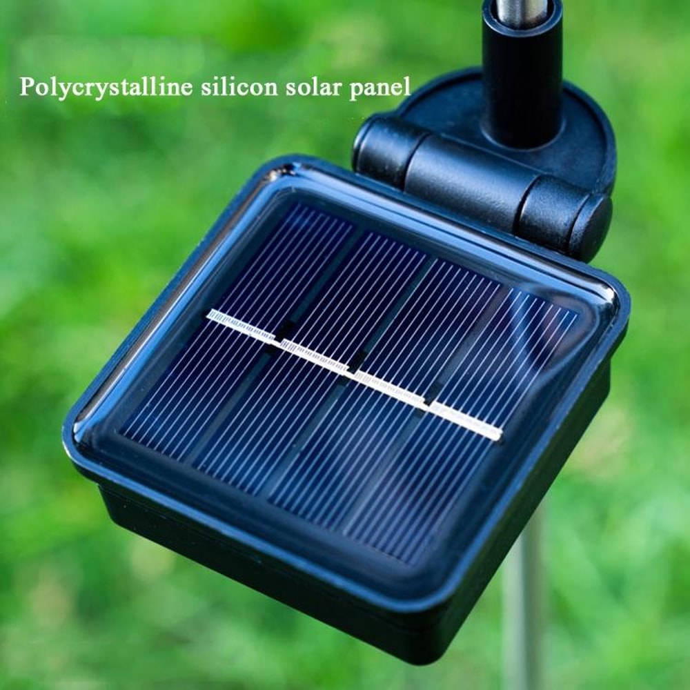 Solar Windmill Garden Lights 2 Pack Waterproof LED Lawn Decor With Auto On Off 3
