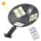 144 LED Solar Motion Sensor Wall Light With Remote Control For Outdoor Garden Security 0