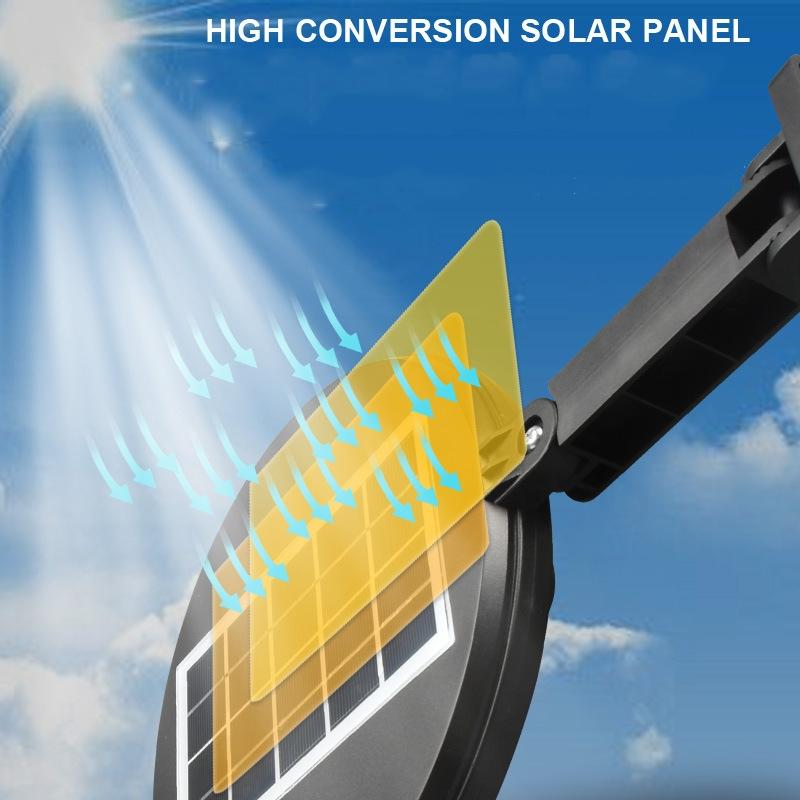 144 LED Solar Motion Sensor Wall Light With Remote Control For Outdoor Garden Security 3