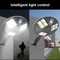 144 LED Solar Motion Sensor Wall Light With Remote Control For Outdoor Garden Security 6