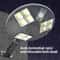144 LED Solar Motion Sensor Wall Light With Remote Control For Outdoor Garden Security 7