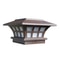 Solar LED Pillar Wall Light Waterproof Outdoor Garden Gate Lamp 2