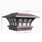 Solar LED Pillar Wall Light Waterproof Outdoor Garden Gate Lamp 5